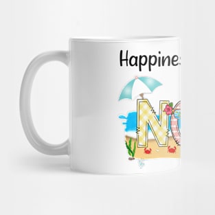 Happiness Is Being A Noni Summer Beach Happy Mother's Mug